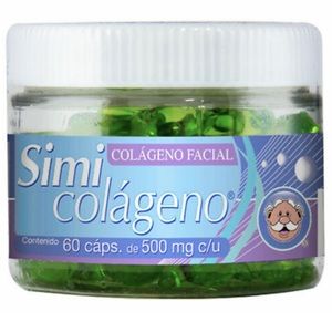 Simi colágeno facial para arrugas de ojos y líneas faciales 60caps